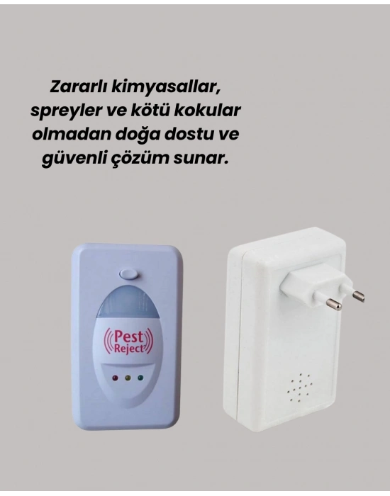 ® Ultrasonik Teknolojili Elektronik Haşere Kovucu