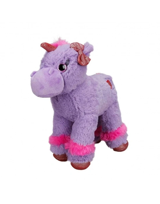 ® Unicorn Renkli Peluş At 28 cm.