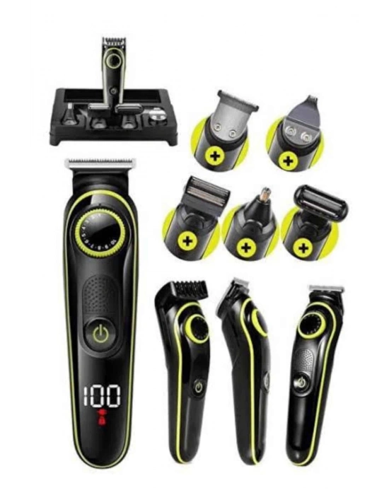 ® Unısex Çok Fonksiyonlu Bakım Seti Led Göstergeli Tıraş Makinesi Saç Sakal Vücut