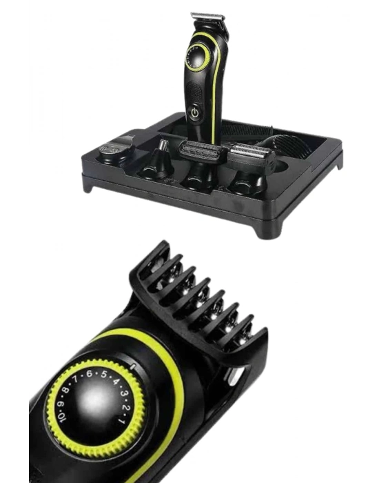 ® Unısex Çok Fonksiyonlu Bakım Seti Led Göstergeli Tıraş Makinesi Saç Sakal Vücut