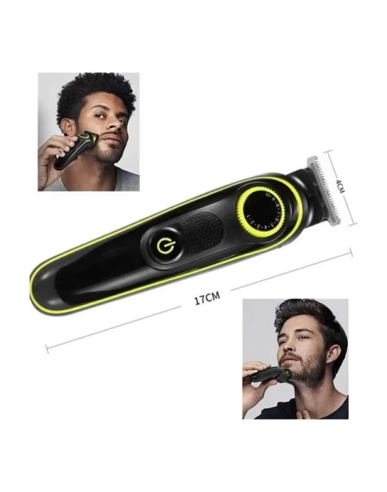 ® Unısex Çok Fonksiyonlu Bakım Seti Led Göstergeli Tıraş Makinesi Saç Sakal Vücut