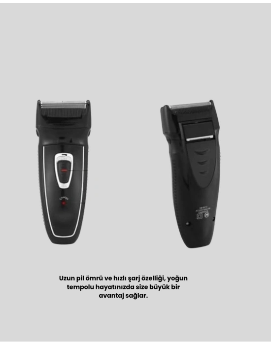 ® Unisex Şarjlı Saç ve Sakal Kesme Makinesi – Sessiz Motor, 1–12 mm Ayarlanabilir Başlık
