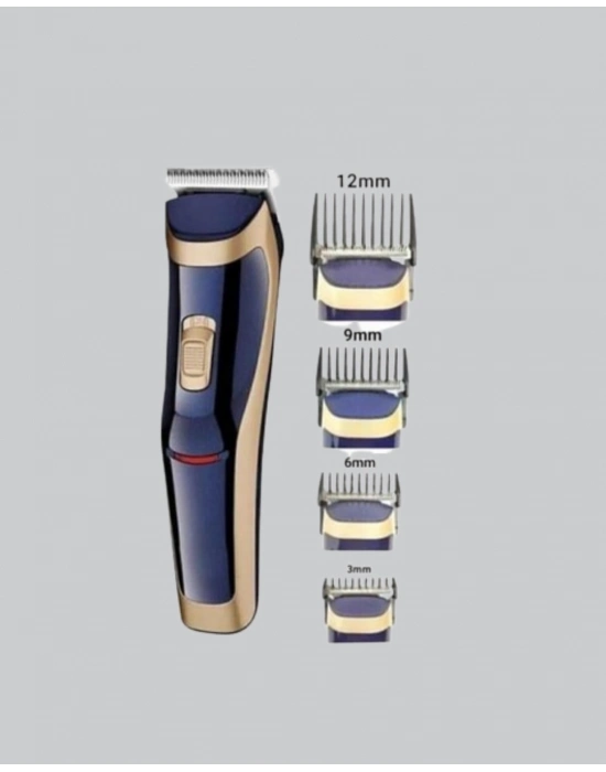 ® Unisex Şarjlı Saç ve Sakal Tıraş Makinesi – Ayarlanabilir Tarak Başlıkları, Sessiz Motor