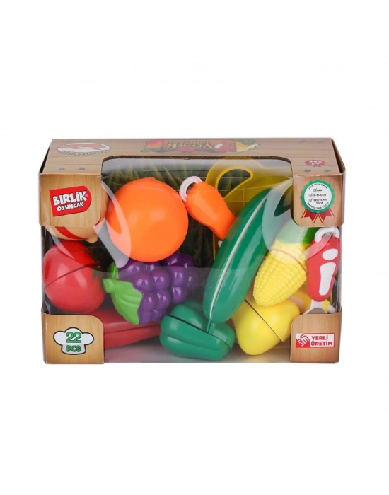 ® URT007-KUTU-2AB 22 PCS KESİLEBİLİEN SEBZE MEYVELER