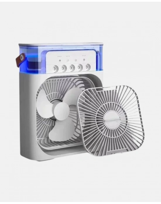 ® USB Bağlantılı Taşınabilir Mini Klima Fan 500ML Su Hazneli ve Sessiz Çalışma