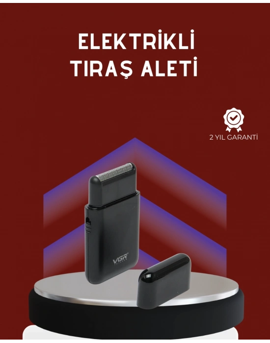 ® USB Şarjlı Erkek Tıraş Makinesi | Cilt Dostu ve Kompakt Tasarım