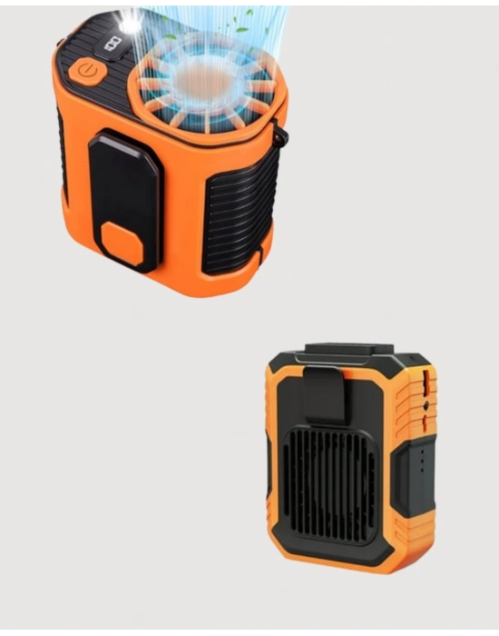 ® USB Şarjlı Kompakt El ve Boyun Fanı Çok Fonksiyonlu