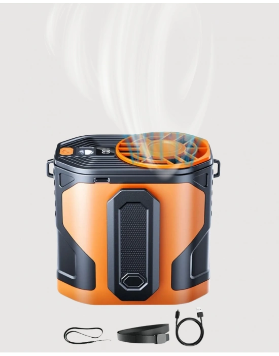 ® USB Şarjlı Kompakt El ve Boyun Fanı Çok Fonksiyonlu