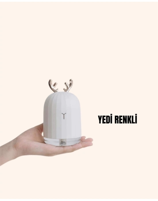 ® USB Şarjlı Mini USB Nemlendirici LED Işıklı Masaüstü Cihaz