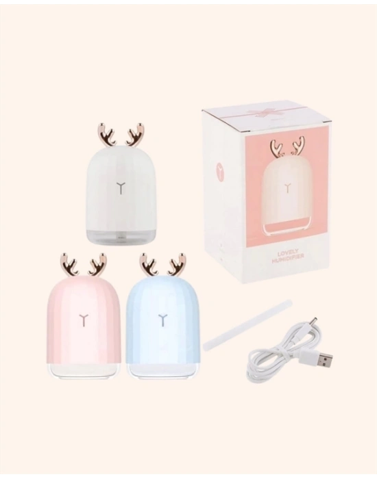 ® USB Şarjlı Mini USB Nemlendirici LED Işıklı Masaüstü Cihaz