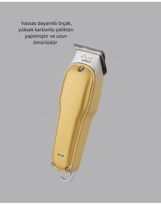 ® USB Şarjlı Saç Sakal Kesme Makinesi Hassas Detay Kesim İçin