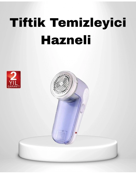 ® USB Şarjlı Tiftik Temizleyici – Kolay Temizlenen Hazne ve Bıçak, Taşınabilir