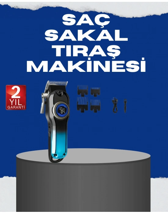 ® USB Type-C Şarjlı Kablosuz/Kablolu Erkek Tıraş Makinesi