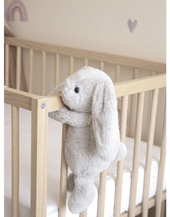 ®  Uyku Arkadaşım Oturabilen Tavşan 30 Cm 730 Gri