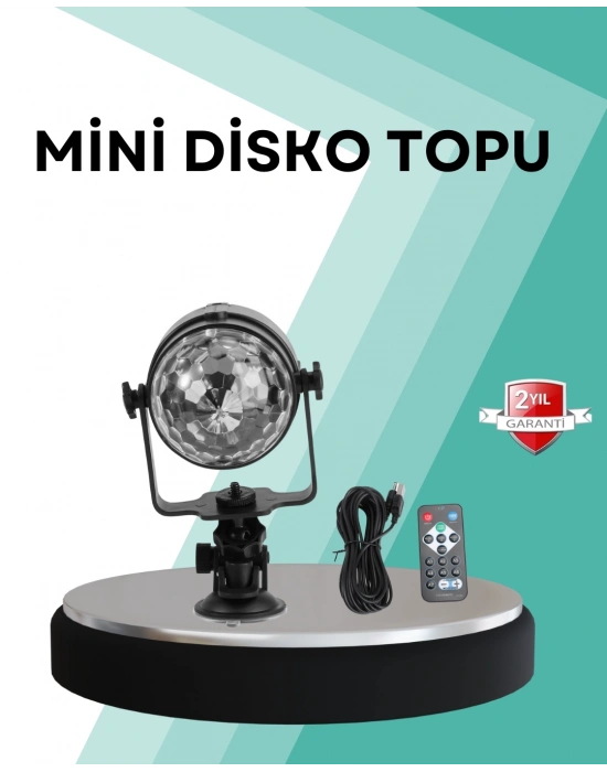 ® Uzaktan Kumandalı RGB Disko Projektör Işığı
