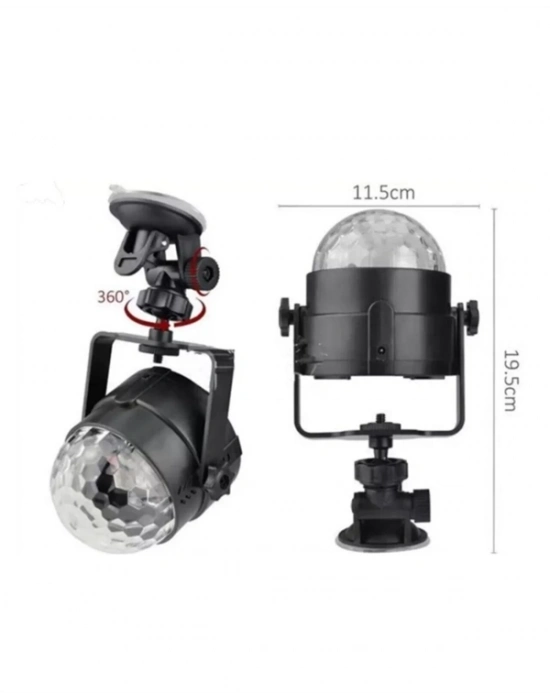 ® Uzaktan Kumandalı, Ses Kontrollü LED Disko Işığı - Parti ve Kulüpler İçin