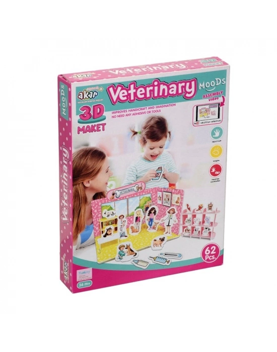 ® Veteriner Maket 3 Boyutlu Puzzle