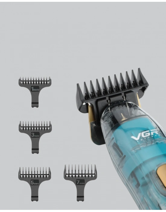 ® VGR V-695 Profesyonel Tıraş Makinesi Seramik Bıçaklı Turbo Güçlü Motor