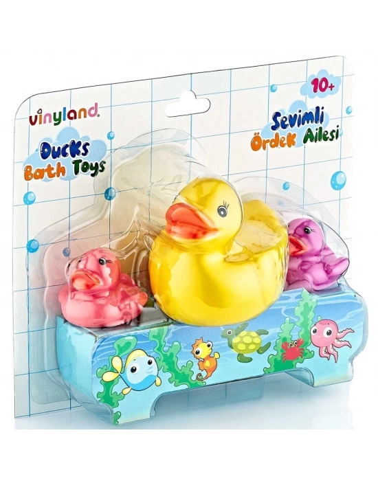 ® Vinil Ördek Ailesi Banyo Oyuncakları 661778