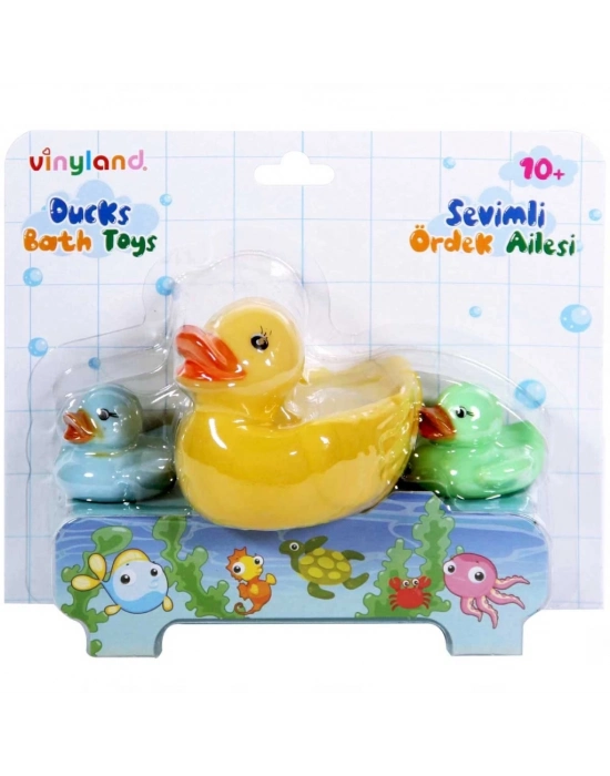 ® Vinil Ördek Ailesi Banyo Oyuncakları 661778