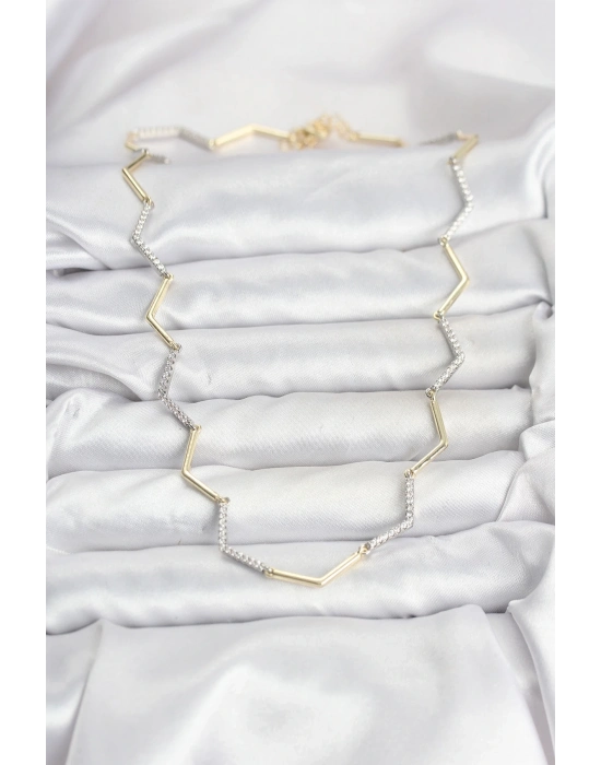 ® VIP Seri Zikzak Model Kadın Kolye