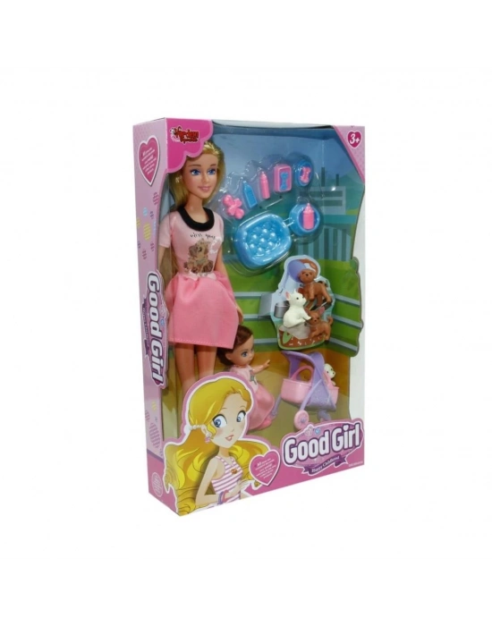 ® WG-115564 Kutulu 29 cm Anne Kız Pet Shopta Bebek - Vardem Oyuncak