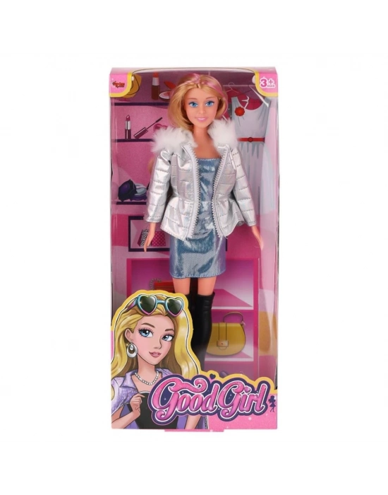 ® WG-66770 Parlak Elbiseli Ceketli Bebek 29 cm -Vardem