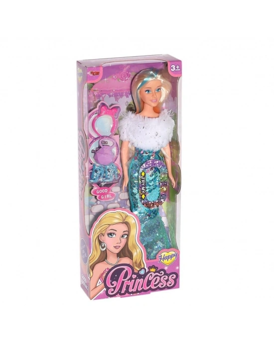 ® WG-66772-73 Renk Değiştiren Pullu Kıyafetli Bebek -Vardem Oyuncak