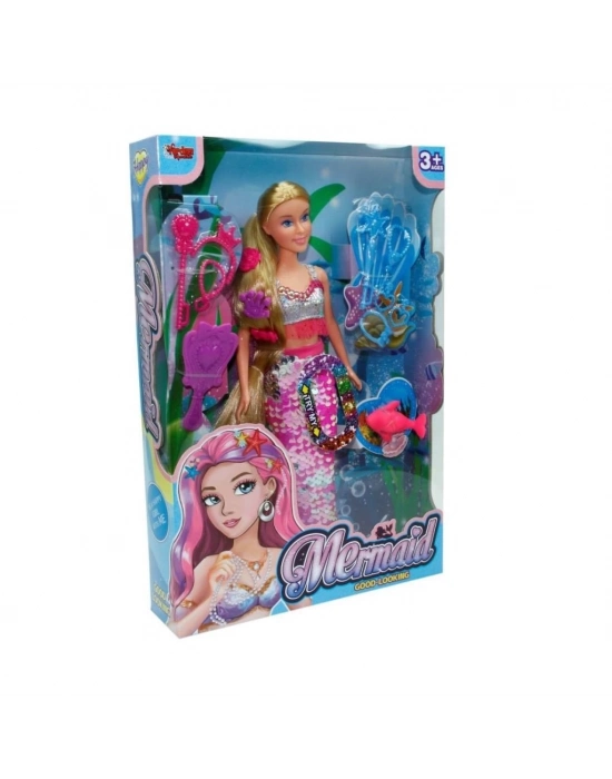 ® WG-66777 Kutulu 29cm Aksesuarlı Deniz Kızı - Vardem Oyuncak