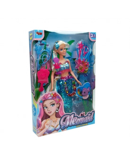 ® WG-66777 Kutulu 29cm Aksesuarlı Deniz Kızı - Vardem Oyuncak