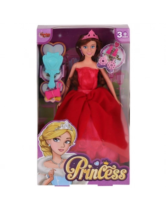 ® WG-66796  Aksesuarlı Prenses Bebek 29 cm - Vardem Oyuncak