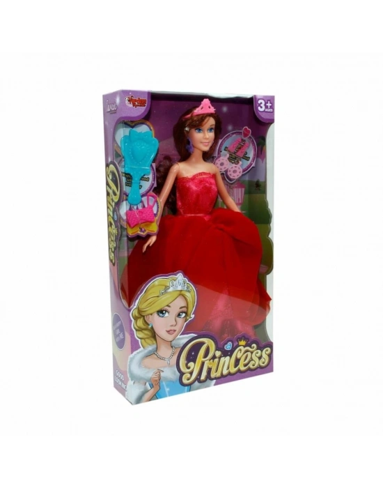 ® WG-66796  Aksesuarlı Prenses Bebek 29 cm - Vardem Oyuncak