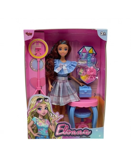 ® WG66956 -Kutulu Güzellik Masalı Çantalı Bebek Set 11,5 inç