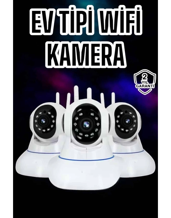 ® Wifi Kamerası Çift Yönlü Bebek Güvenlik Kamerası Gece Görüşlü