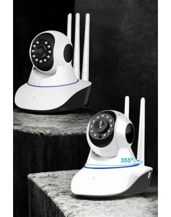 ® Wifi Kamerası Çift Yönlü Bebek Güvenlik Kamerası Gece Görüşlü