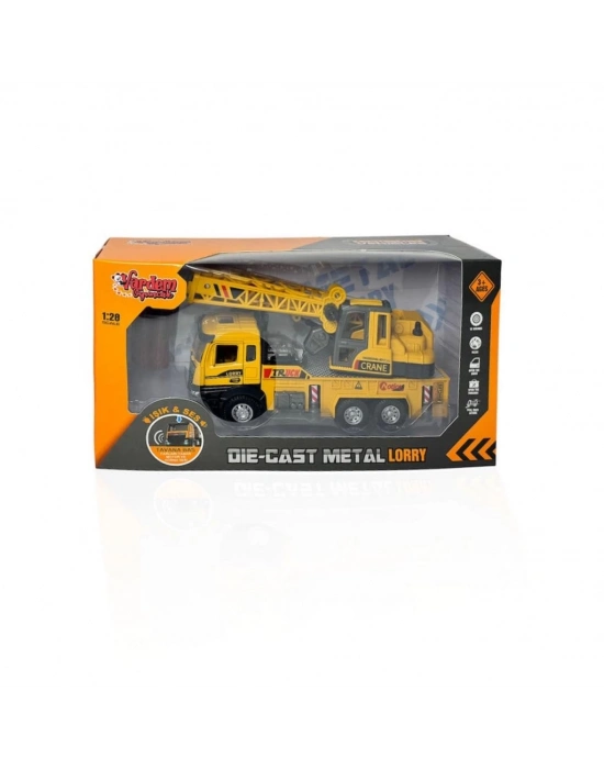 ® XX992-02AB Çek Bırak Işıklı ve Sesli Kule Vinç 1:28-Vardem Oyuncak