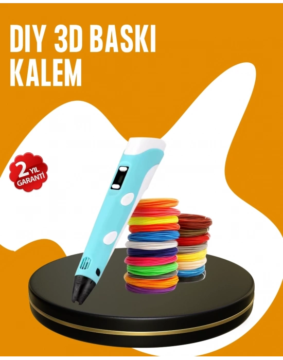® Yaratıcı Çizim ve Modelleme İçin Profesyonel 3D Yazıcı Kalem