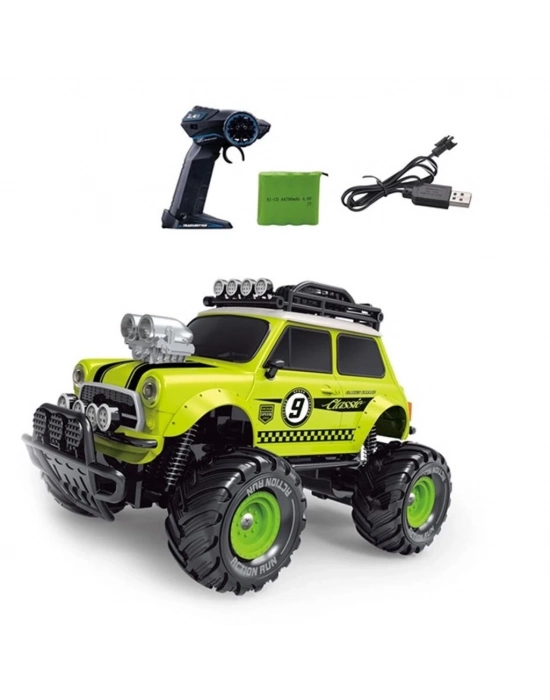 ® YD898-MT1820 Uzaktan Kumandalı Full Foniyon 1:18 Şarjlı 2.4G Sevimli Off-Road  Araba