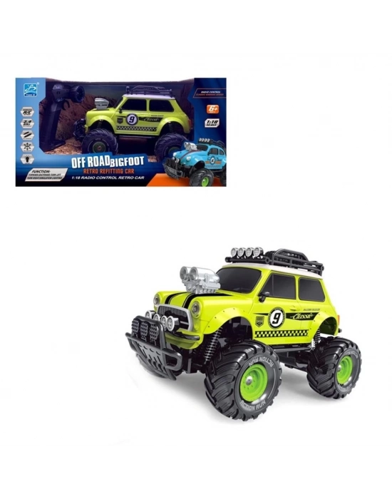 ® YD898-MT1820 Uzaktan Kumandalı Full Foniyon 1:18 Şarjlı 2.4G Sevimli Off-Road  Araba