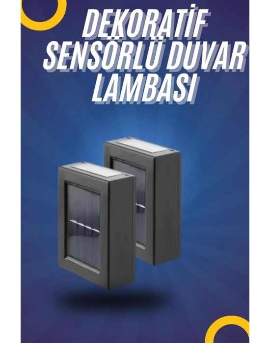 ® Yeni Model Solar Çift Taraflı Duvar Lambası Dekoratif Duvar Lambası