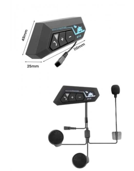 ® Yeni Nesil Dinleme Ve Konuşma Özellikli Intercom Kask Kulaklığı 5.0 Bluetooth