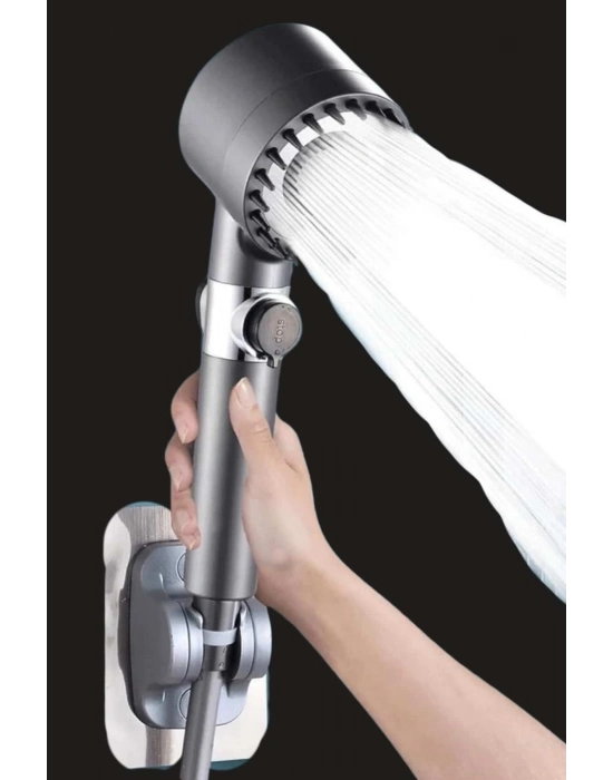 Yeni Nesil Duş Başlığı Paslanmaz Çelik Masaj Etkili Ergonomik Tasarım Su Basınçlı
