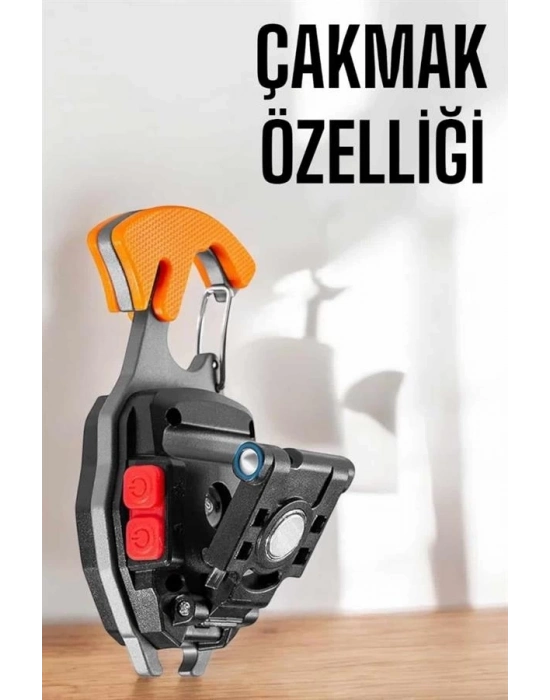 ® yeni nesil Kamp Feneri Çok Fonksiyonlu Fener Anahtarlık Usb Çakmaklı Cam Kırıcı Kemer Kesici Açacak