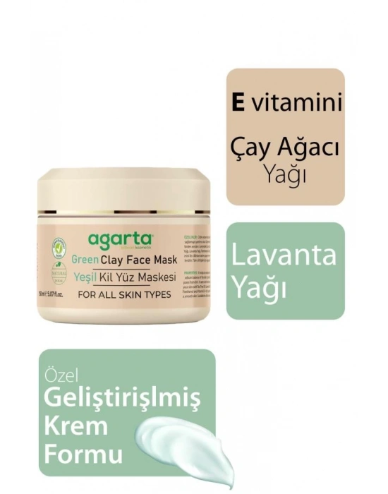 ®   Yeşil Kil Yüz Maskesi 150 ml