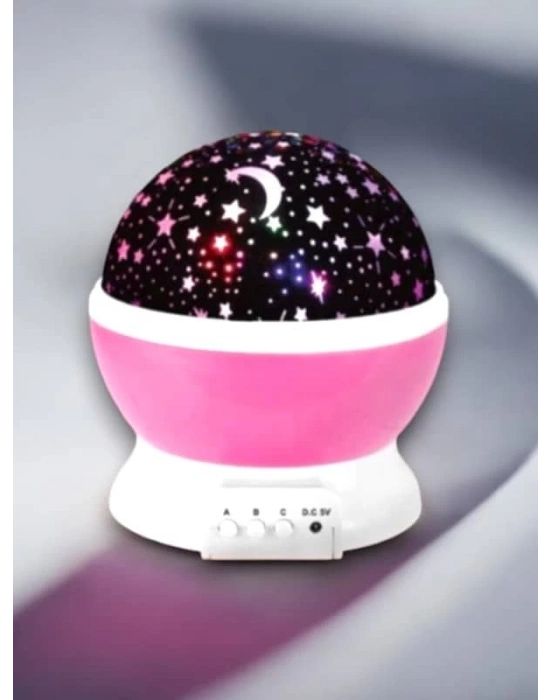 ® Yıldızlı Gökyüzü Efektli Projektörlü Masa ve Gece Lambası