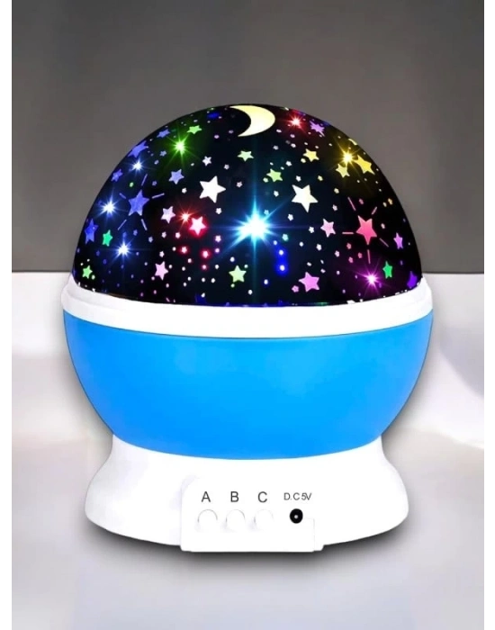 ® Yıldızlı Gökyüzü Efektli Projektörlü Masa ve Gece Lambası