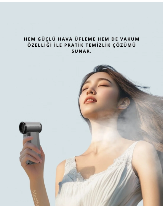 ® Yüksek Hızlı Kablosuz El Tipi Hava Üfleme Temizlik Cihazı