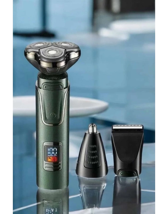 ® Yüksek Performanslı 3 Başlıklı Profesyonel Tıraş Makinesi
