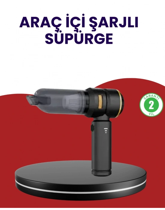 ® Yüksek Performanslı Araç İçi El Süpürgesi