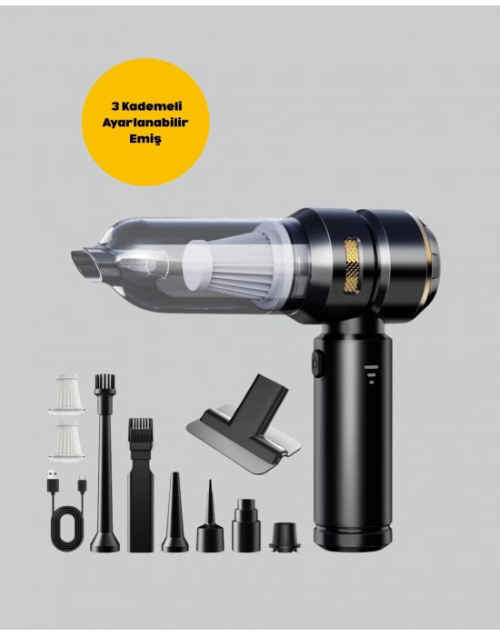 ® Yüksek Performanslı Araç İçi El Süpürgesi